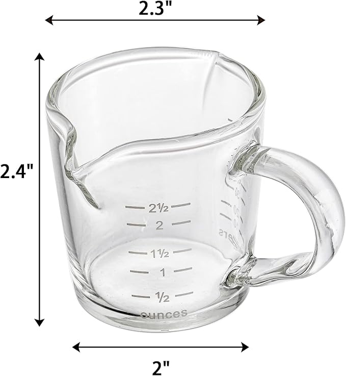 Spouted mug measurements