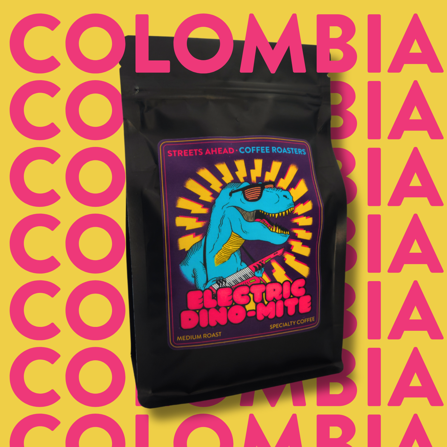ELECTRIC DINO SACR COLOMBIA COFFEE