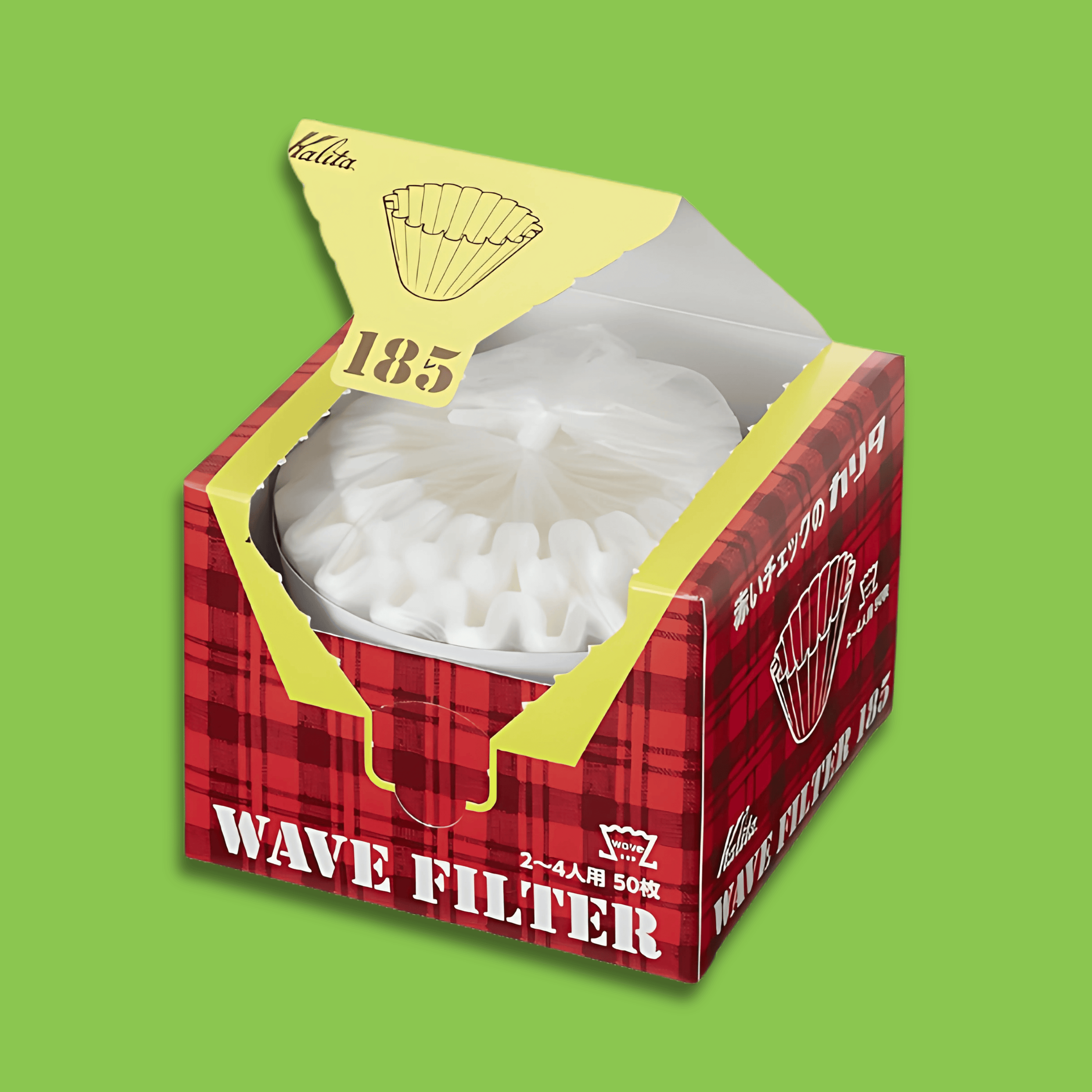 Kalita Wave coffee filters for the 185 Kalita Wave Coffee Dripper