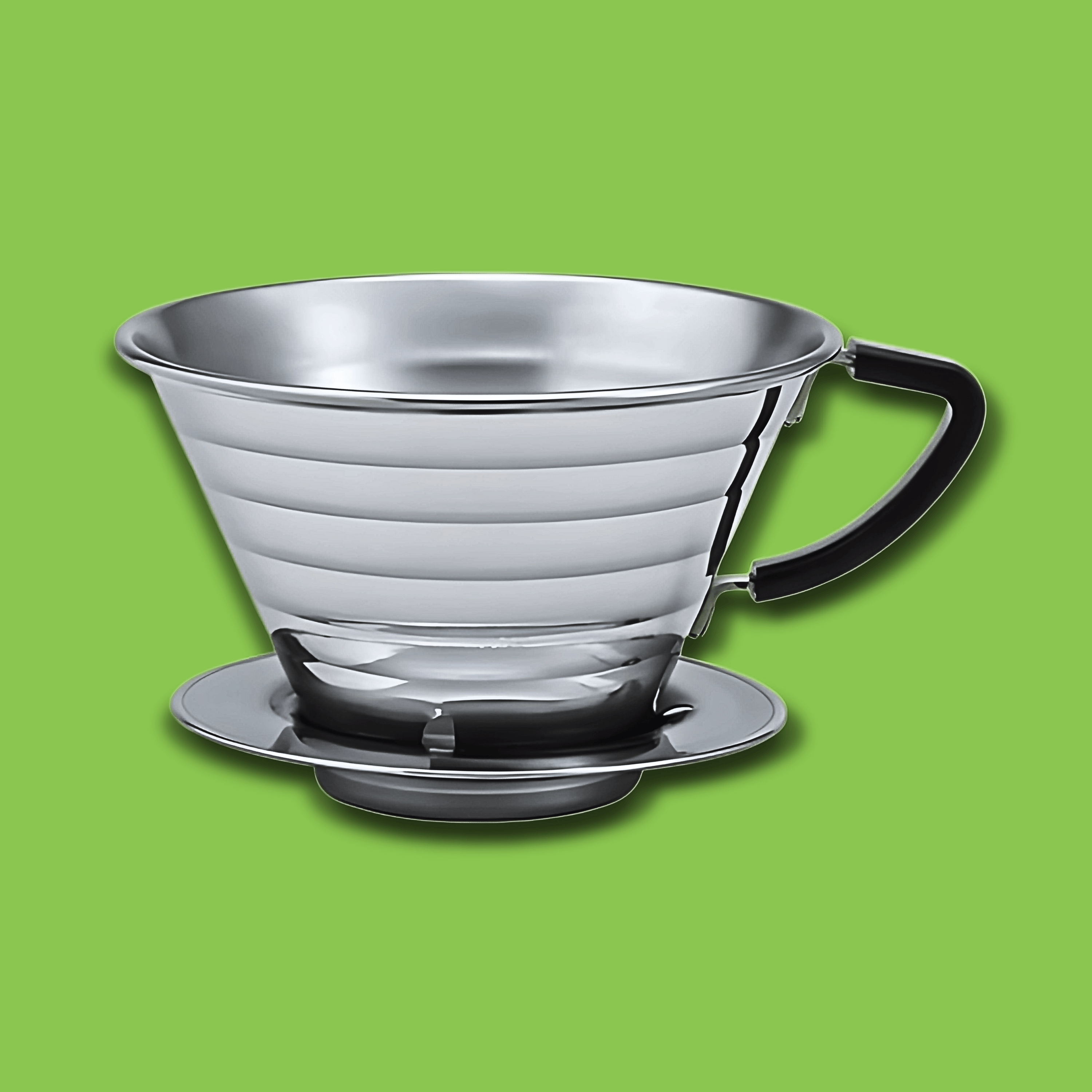 Kalita Wave Stainless Steel Coffee Dripper 185 Version