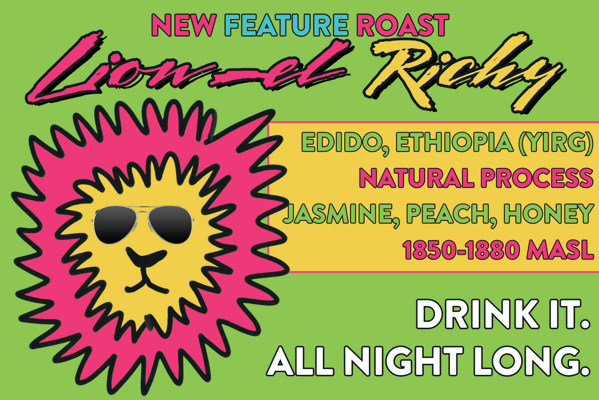 LIONEL RICHY ETHIOPIAN FEATURE ROAST FROM STREETS AHEAD COFFEE ROASTERS