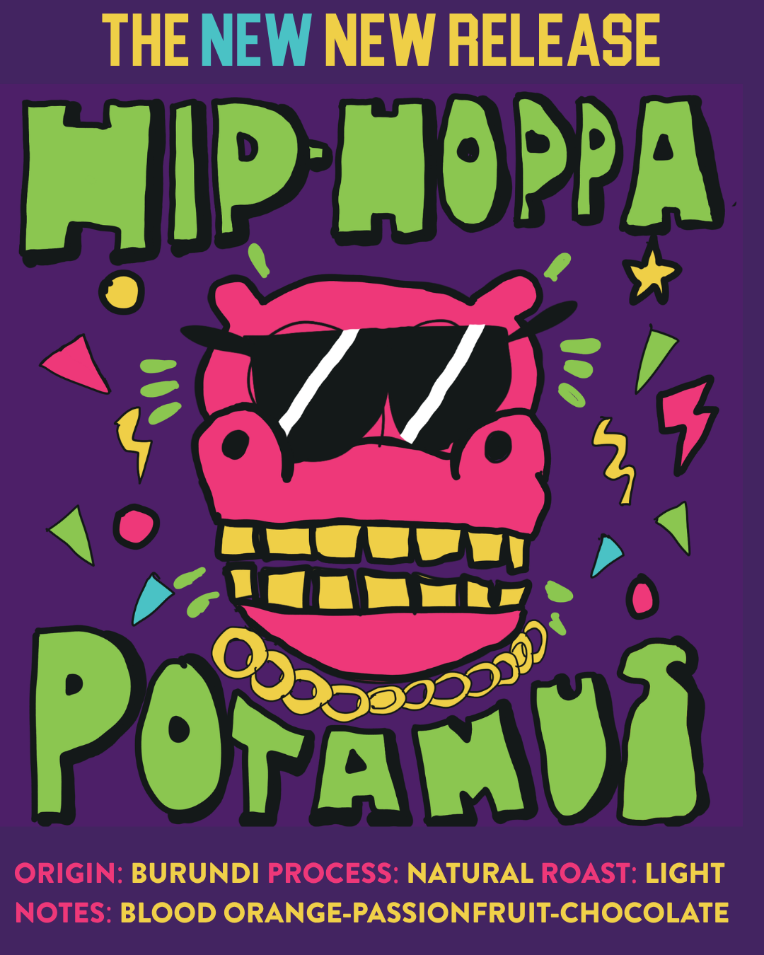 NEW RELEASE HIP HOPPA POTAMUS STREETS AHEAD COFFEE ROASTERS1