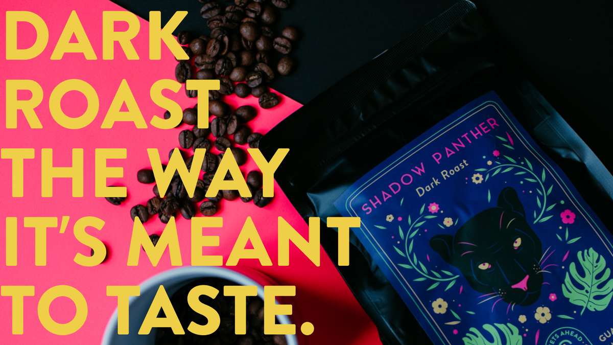SHADOW PANTHER DARK ROAST STREETS AHEAD COFFEE ROASTESR